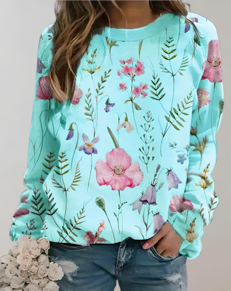 Trendy Luxurious Women's Jumper - Isabella-Light Blue-S-State of Style
