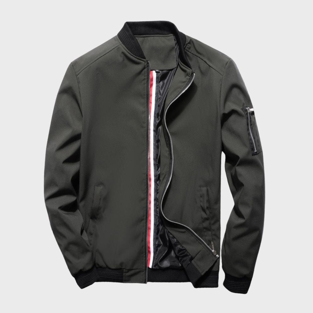 Trendy Men's Bomber Jacket - Chase-Blue-M-State of Style