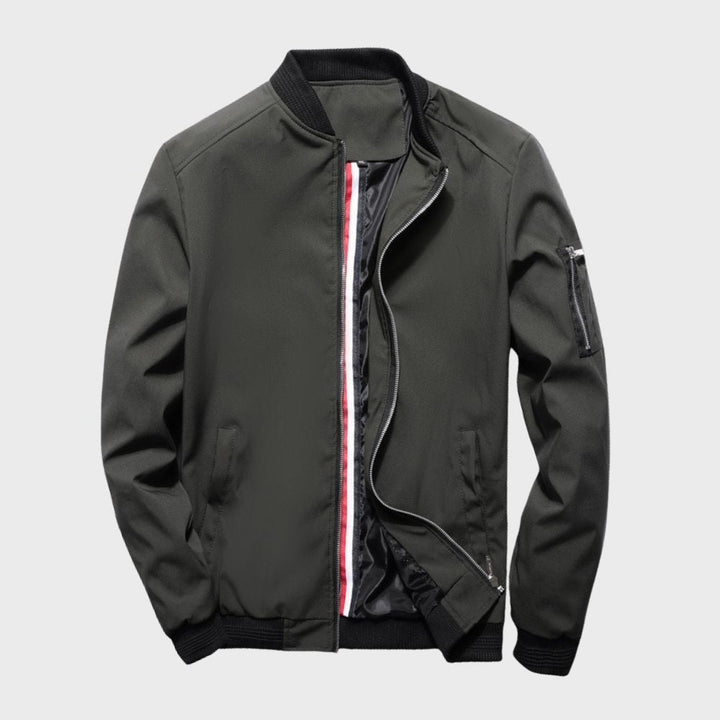 Trendy Men's Bomber Jacket - Chase-Blue-M-State of Style