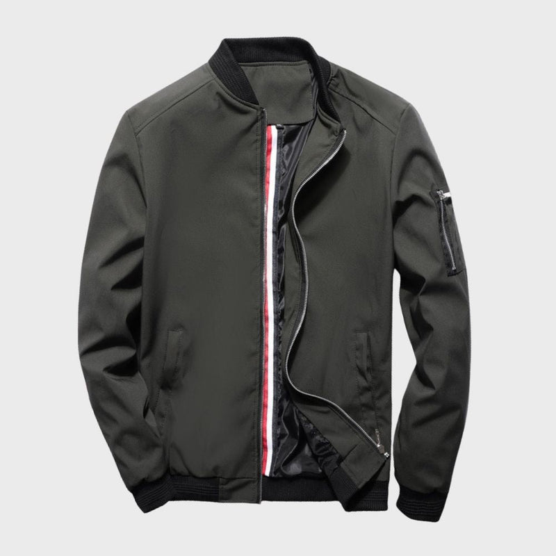 Trendy Men's Bomber Jacket - Chase-Blue-M-State of Style