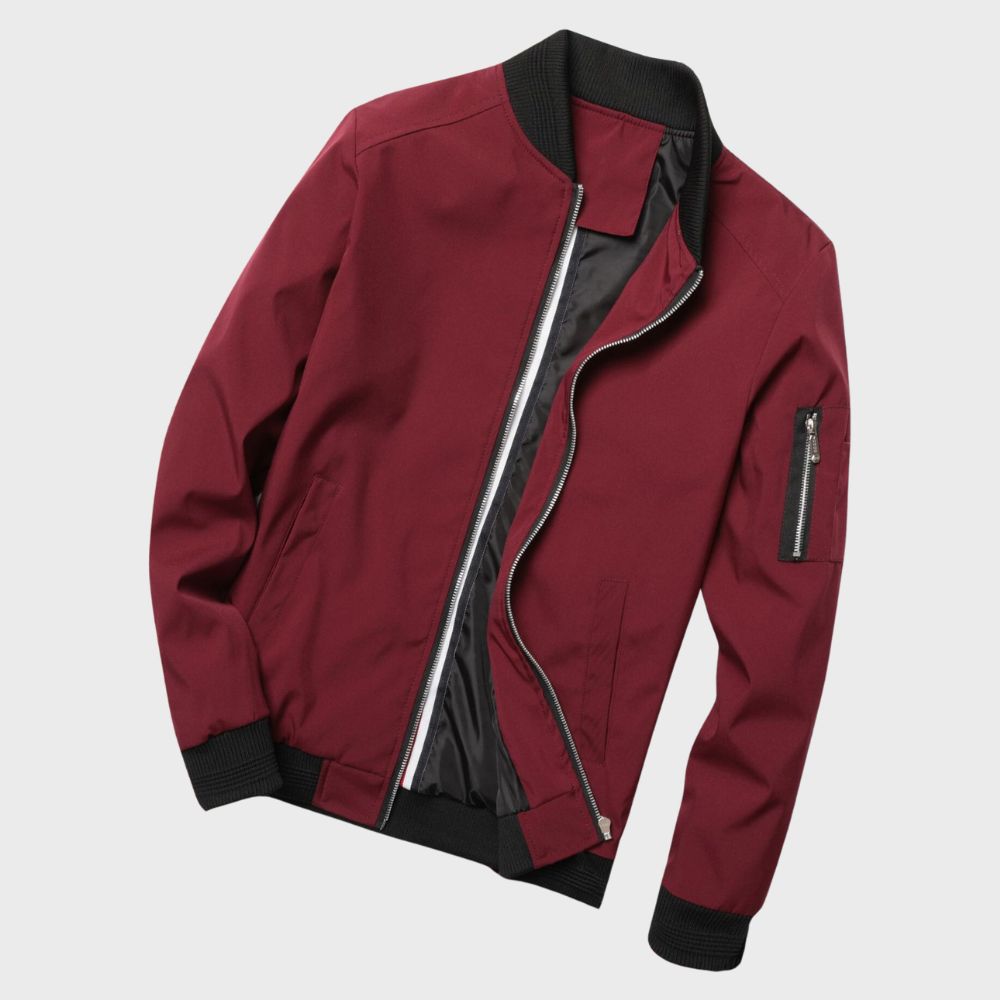 Trendy Men's Bomber Jacket - Chase-Blue-M-State of Style