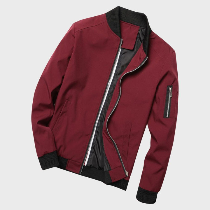 Trendy Men's Bomber Jacket - Chase-Blue-M-State of Style