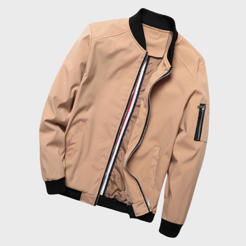 Trendy Men's Bomber Jacket - Chase-Blue-M-State of Style