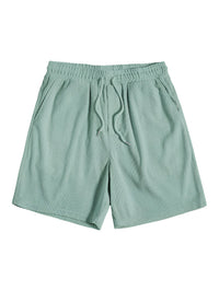 Trendy men's summer set with striped design - Beach Style-Beige-State of Style