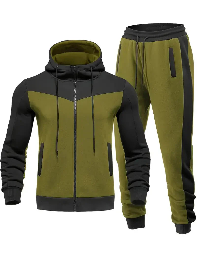 Trendy Men's Tracksuit - ProMotion-Blue-White-S-State of Style