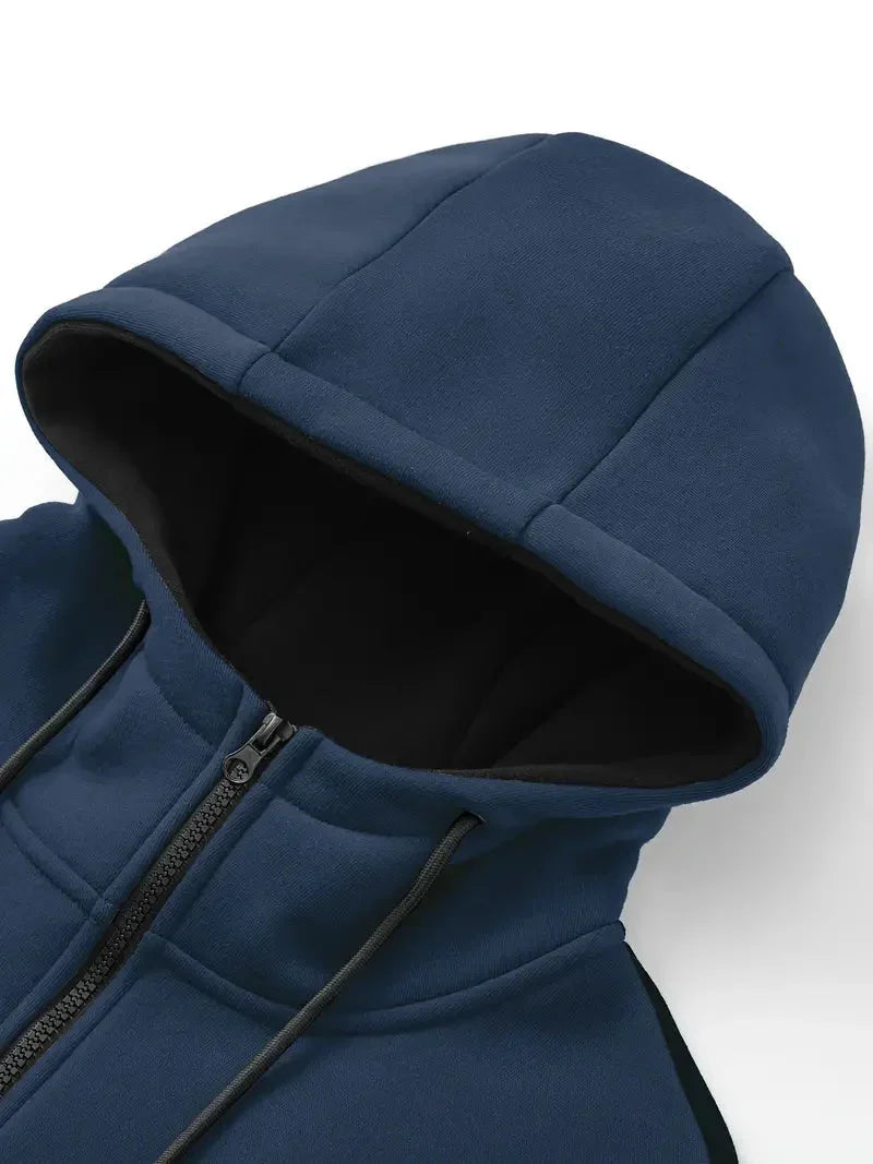 Trendy Men's Tracksuit - ProMotion-Blue-White-S-State of Style