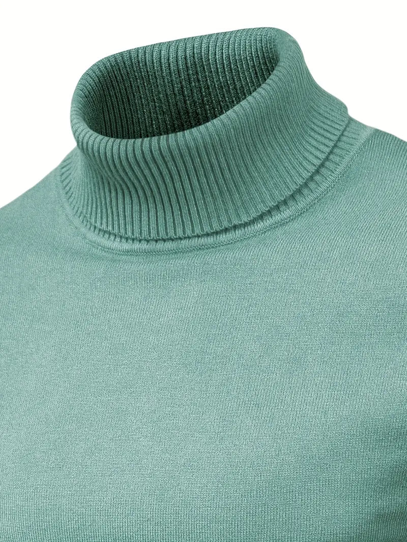 Trendy Men's Turtleneck - Lars-Blue-S-State of Style