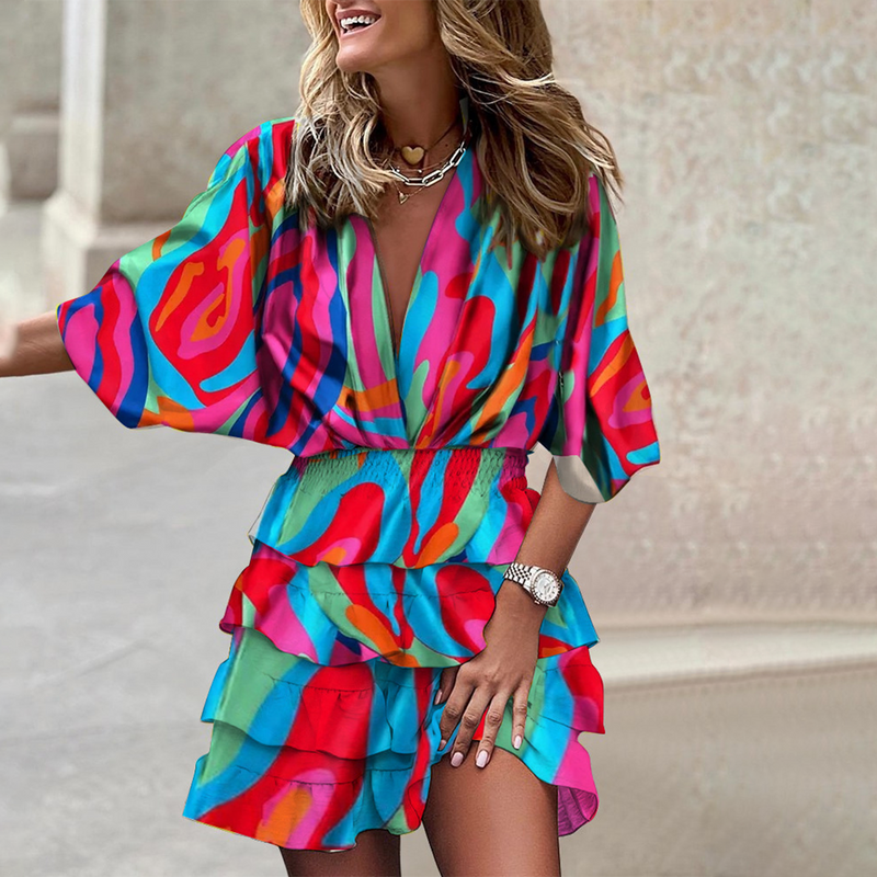 Trendy Mini Dress - Nova-Pink-S-State of Style