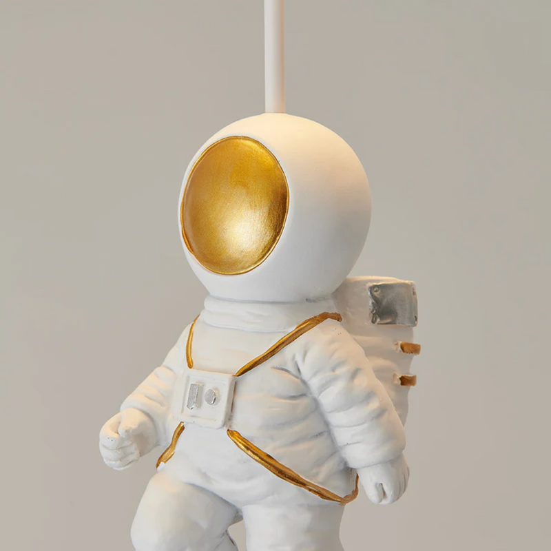 Trendy Moon/Astronaut Children's Room LED Ceiling Light - CosmoGlow-Grey-A-25 cm-State of Style