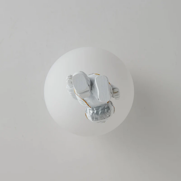 Trendy Moon/Astronaut Children's Room LED Ceiling Light - CosmoGlow-Grey-A-25 cm-State of Style