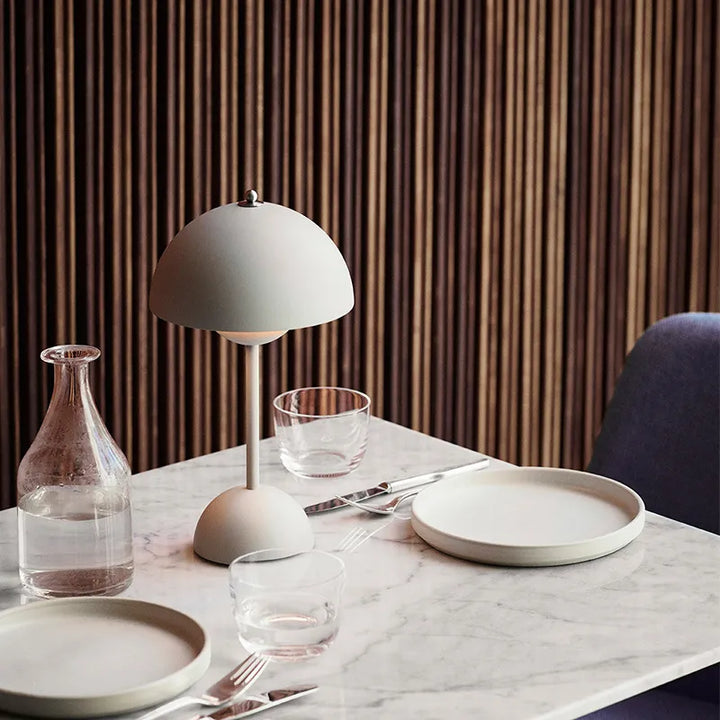 Trendy Mushroom-shaped Design Lamp - MushLuxe-White-Small (23cm)-State of Style