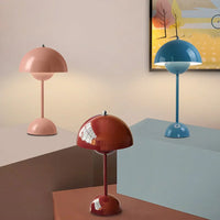 Trendy Mushroom-shaped Design Lamp - MushLuxe-White-Small (23cm)-State of Style