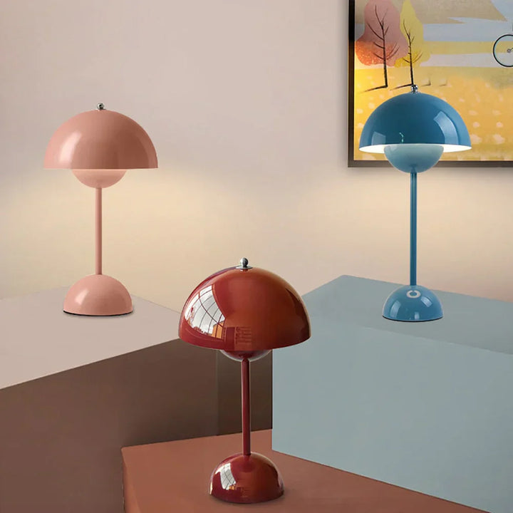 Trendy Mushroom-shaped Design Lamp - MushLuxe-White-Small (23cm)-State of Style
