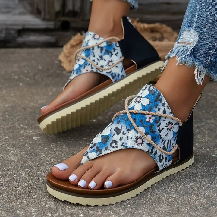 Trendy orthopedic sandals for women - ComfortWalk 120-Blue-3.5-State of Style