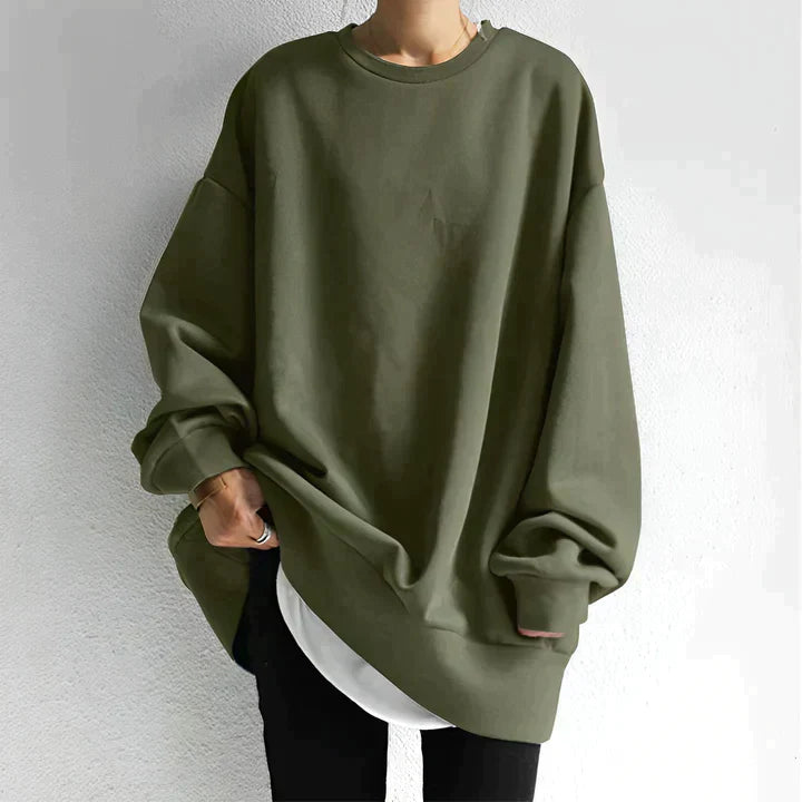 Trendy Oversized Women’s Sweater - Alina-Green-S-State of Style
