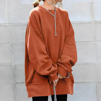 Trendy Oversized Women’s Sweater - Alina-Orange-S-State of Style