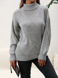Trendy Plain Turtleneck Jumper - Selena-Yellow-S-State of Style