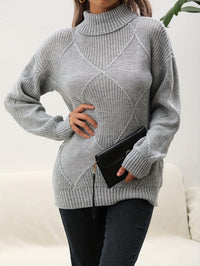 Trendy Plain Turtleneck Jumper - Selena-Yellow-S-State of Style