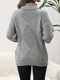 Trendy Plain Turtleneck Jumper - Selena-Yellow-S-State of Style
