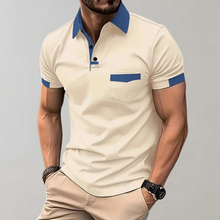 Trendy Polo Shirt for Men - Leo-Apricot-S-State of Style