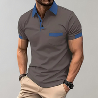 Trendy Polo Shirt for Men - Leo-Dark Grey-S-State of Style