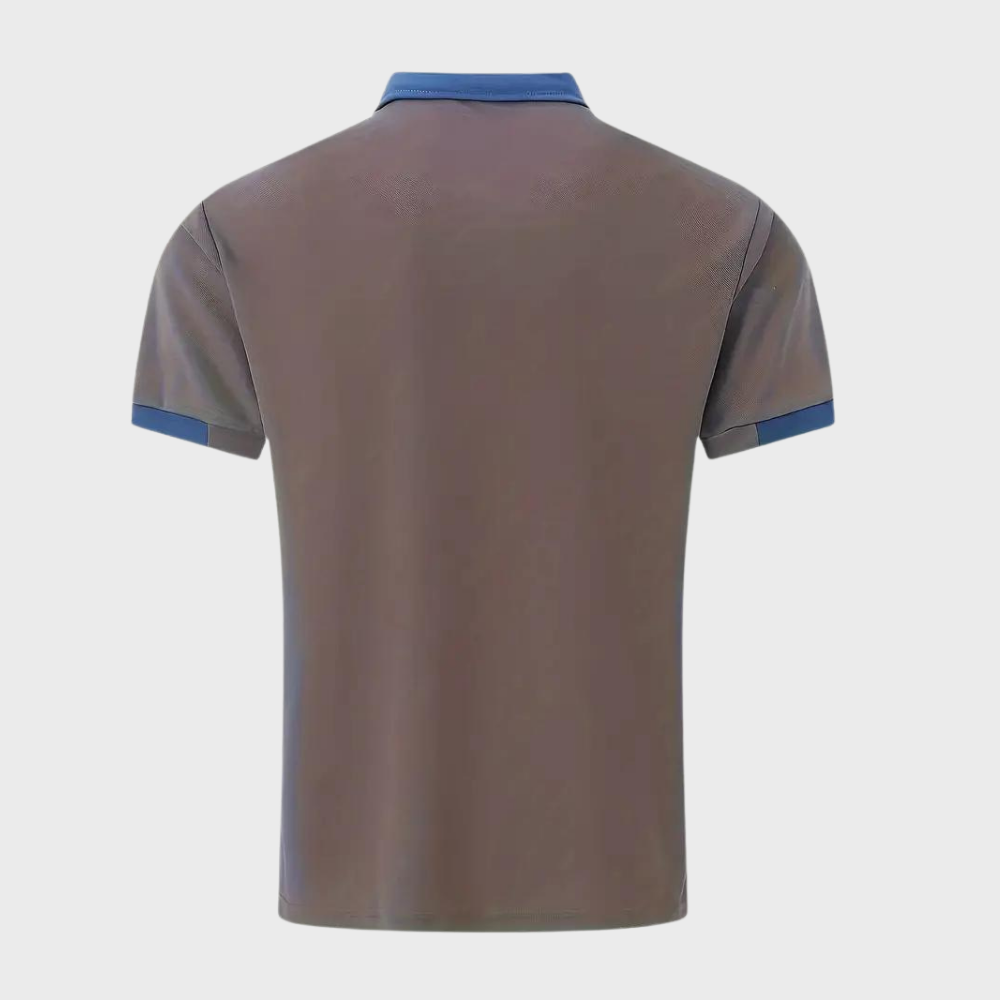 Trendy Polo Shirt for Men - Leo-Navy Blue-S-State of Style