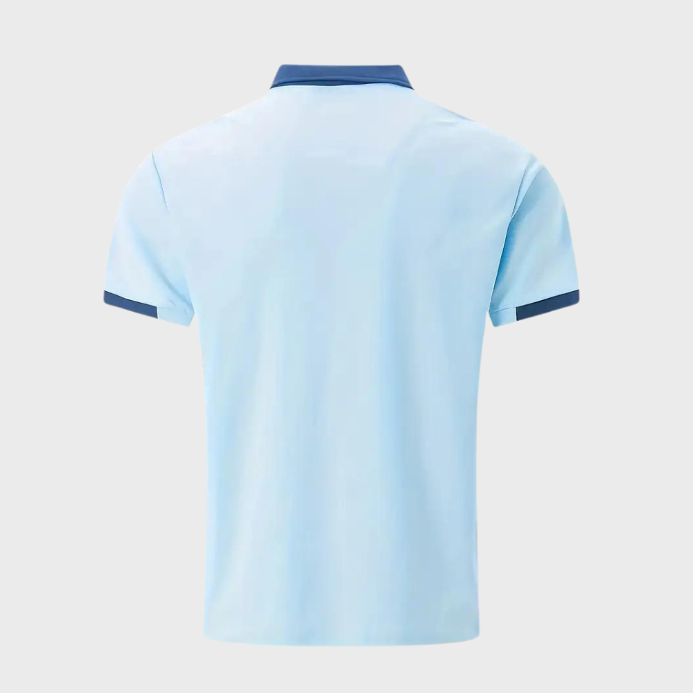 Trendy Polo Shirt for Men - Leo-Navy Blue-S-State of Style