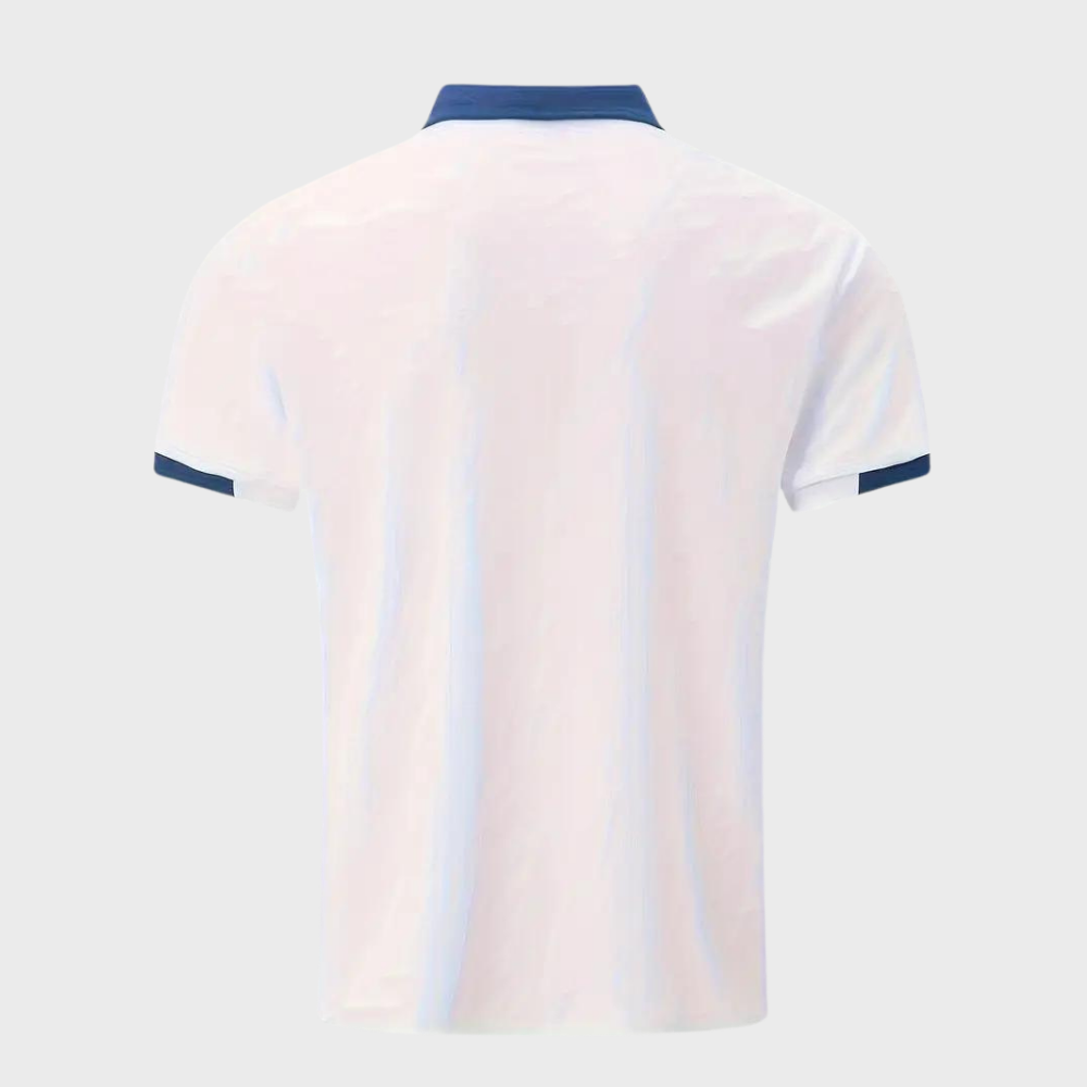 Trendy Polo Shirt for Men - Leo-Navy Blue-S-State of Style