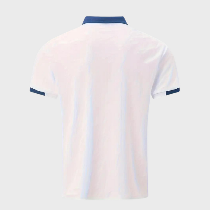 Trendy Polo Shirt for Men - Leo-Navy Blue-S-State of Style
