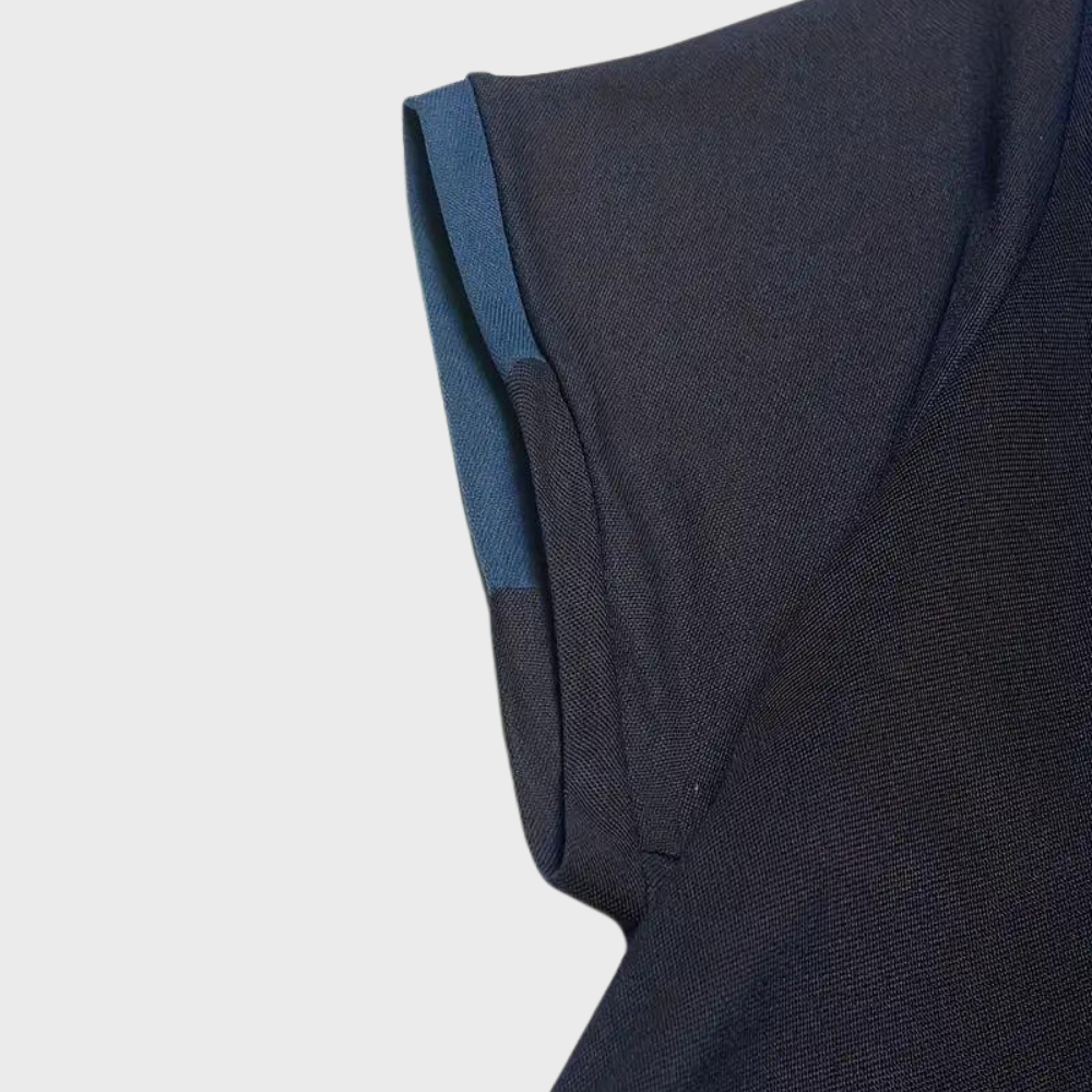 Trendy Polo Shirt for Men - Leo-Navy Blue-S-State of Style
