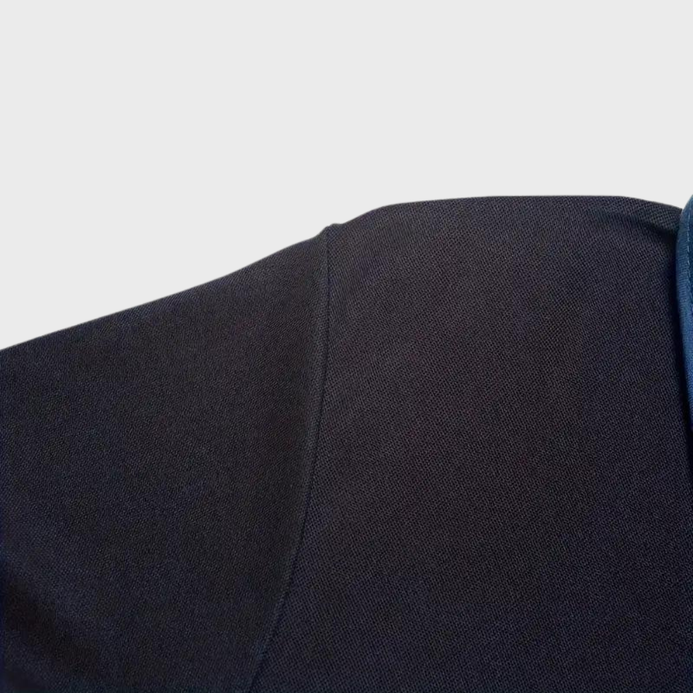 Trendy Polo Shirt for Men - Leo-Navy Blue-S-State of Style