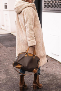 Trendy Reversible Women’s Winter Coat – Sofia-Brown-S-State of Style