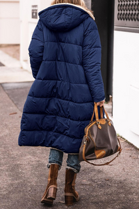 Trendy Reversible Women’s Winter Coat – Sofia-Brown-S-State of Style