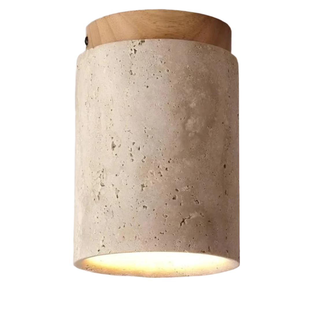 Trendy Round Japanese Style Ceiling Lamp - ZenLight-Beige-Warm light (3000K)-State of Style