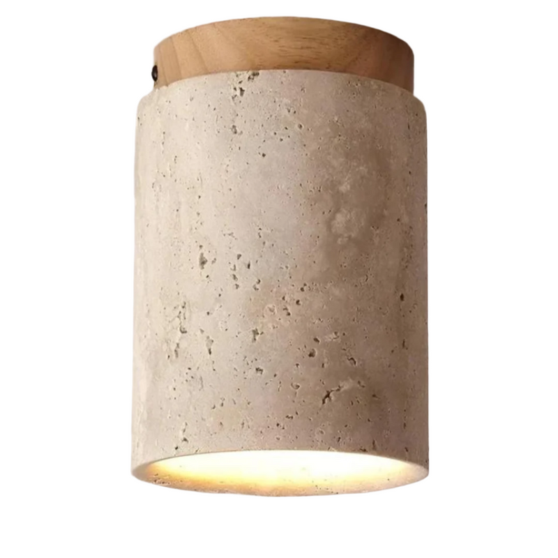 Trendy Round Japanese Style Ceiling Lamp - ZenLight-Beige-Warm light (3000K)-State of Style