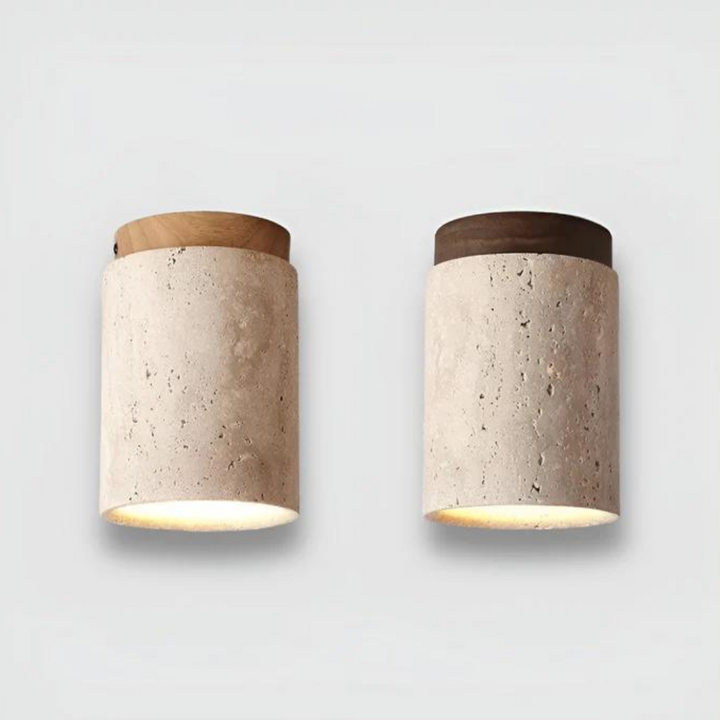 Trendy Round Japanese Style Ceiling Lamp - ZenLight-Brown-Warm light (3000K)-State of Style