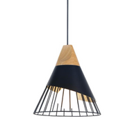 Trendy Scandinavian Industrial Pendant Light - UrbanBeam-Black-State of Style