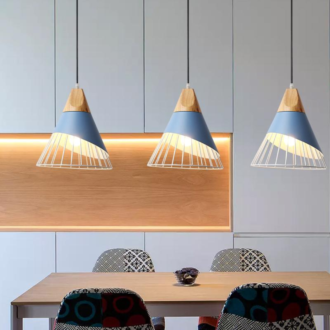 Trendy Scandinavian Industrial Pendant Light - UrbanBeam-Rust Orange-State of Style