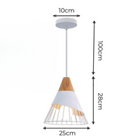 Trendy Scandinavian Industrial Pendant Light - UrbanBeam-Rust Orange-State of Style