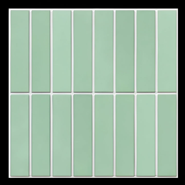 Trendy Self-Adhesive Wall Panels - PeelLux-Light Green-State of Style