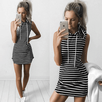 Trendy Sleeveless Mini Summer Dress with Twist Detail – Liora (Buy 1 Get 1 FREE)-Gray-XS-State of Style