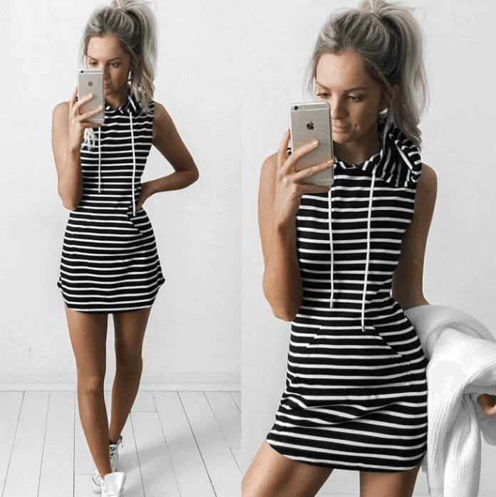 Trendy Sleeveless Mini Summer Dress with Twist Detail – Liora (Buy 1 Get 1 FREE)-Gray-XS-State of Style