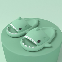 Trendy SoftSteps Sharkies Slipper – Soft, Cushioned & Buy 1 Get 1 Free-Mint green-3.5-4.5-State of Style