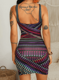 Trendy Striped Bodycon Mini Dress for Women – Liana-S-State of Style
