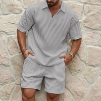 Trendy summer set for men with a breezy waffle texture – Neil-Gray-S-State of Style