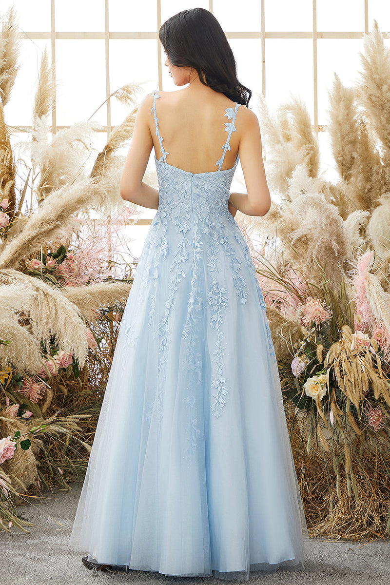 Trendy Tulle Gown with Appliques - Victoria-Lilac-EU32-State of Style