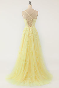 Trendy Tulle Gown with Appliques - Victoria-Lilac-EU32-State of Style