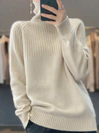 Trendy Turtleneck for Women - Serena-Beige-S-State of Style