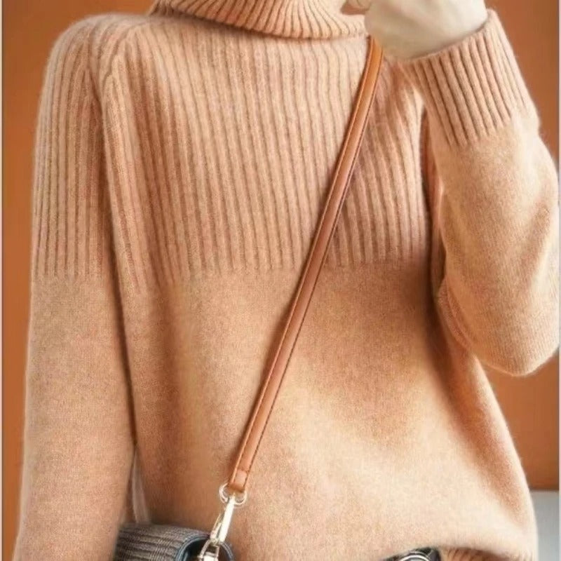 Trendy Turtleneck for Women - Serena-Champagne-S-State of Style