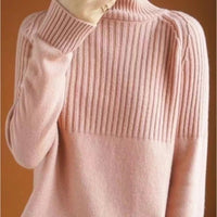 Trendy Turtleneck for Women - Serena-Pink-S-State of Style